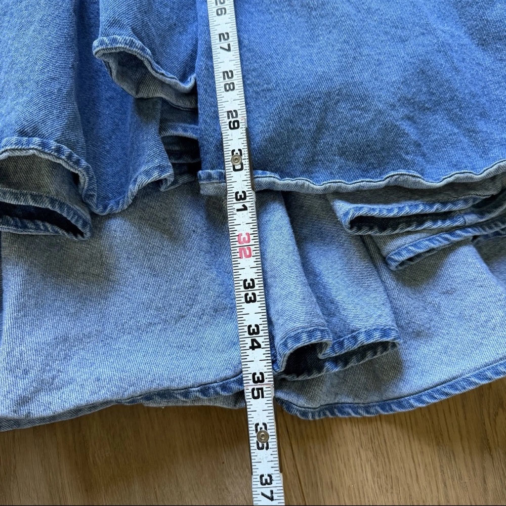 SNIDEL Denim Mermaid Maxi Skirt Hi-Low Hem Size 2 Japanese Brand - Picture 13 of 14